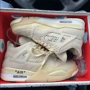 Off white Jordan 4. Size 12